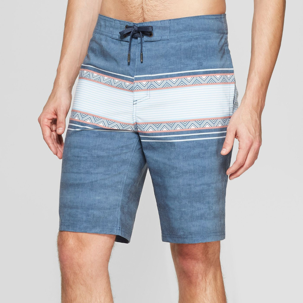 Men's 10" Geo Board Shorts - Goodfellow & Co